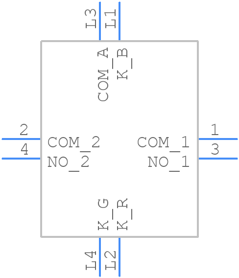 228CMVARGBFR - CTS - PCB symbol
