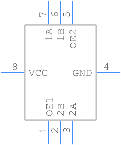 NC7WB66L8X - onsemi - PCB symbol