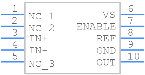 INA190A5IRSWT - Texas Instruments - PCB symbol