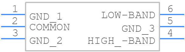 DPX205850DT-4032A1 - TDK - PCB symbol