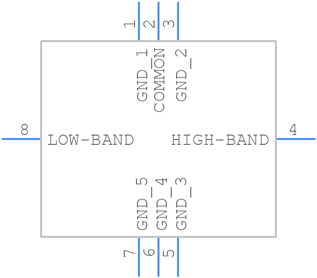 DPX205850DT-4043A1 - TDK - PCB symbol