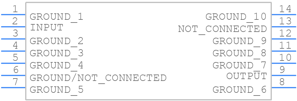BPF-C59+ - Mini-Circuits - PCB symbol