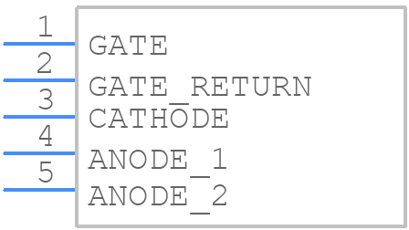 MCT3D65P100F2 - Renesas Electronics - PCB symbol