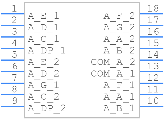 LA8072-11 - VS-Optoelectronic - PCB symbol