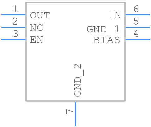 TPS7A1106PDRVR - Texas Instruments - PCB symbol