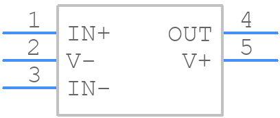 TLV9001IDCKR - Texas Instruments - PCB symbol