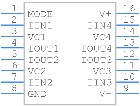SSI2164 - Sound Semiconductor - PCB symbol