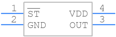 SIT8008BI-73-XXS-52.000000G - SiTime - PCB symbol