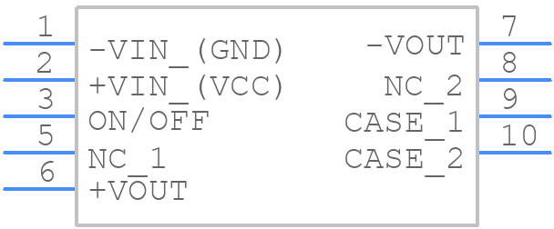 TVN 3-2410 - Traco Power - PCB symbol