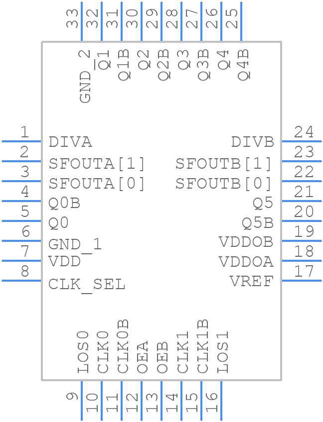 SI53301-B-GMR - Skyworks - PCB symbol