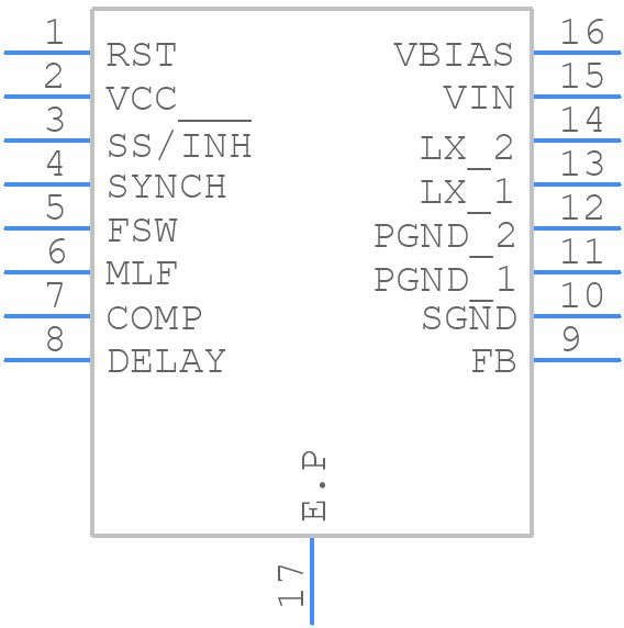 A6986TR - STMicroelectronics - PCB symbol