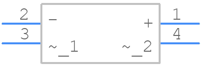 DF208S-G - Comchip Technology - PCB symbol