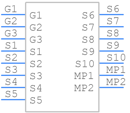 FH63S-10S-0.5SH - Hirose - PCB symbol
