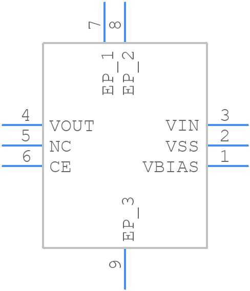 XC6601A12BER-G - Torex - PCB symbol