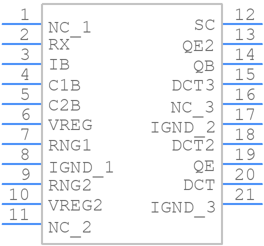 SI3019-F-FM - Skyworks - PCB symbol