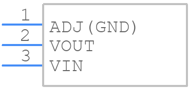 LT1086IT#PBF - Analog Devices - PCB symbol