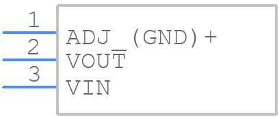 LT1086CT-5#PBF - Analog Devices - PCB symbol