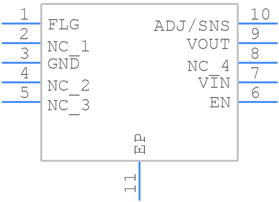 MIC69101-1.8YML-TR - Microchip - PCB symbol
