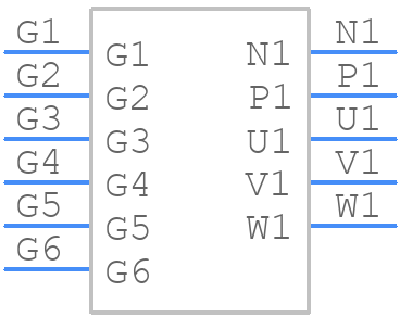 FS10R12VT3B0MA1 - Infineon - PCB symbol