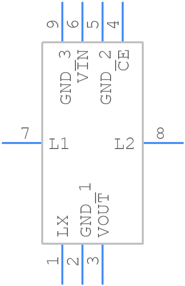 XCL201B331ER-G - Torex - PCB symbol