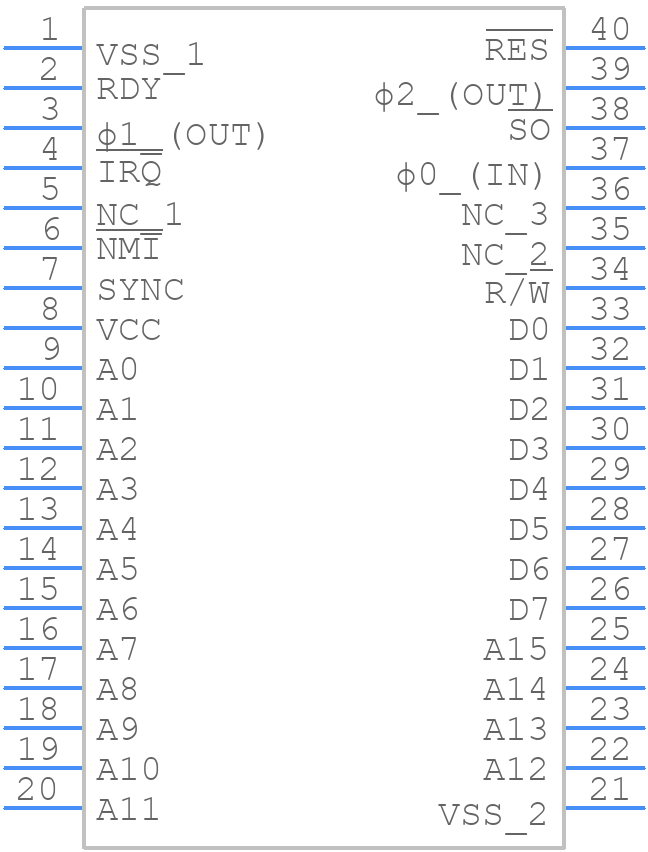 R65C02C3M - Conexant Systems - PCB symbol