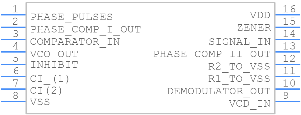CD4046BF - Texas Instruments - PCB symbol