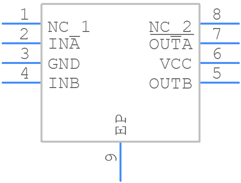 IX4428MTR - LITTELFUSE - PCB symbol