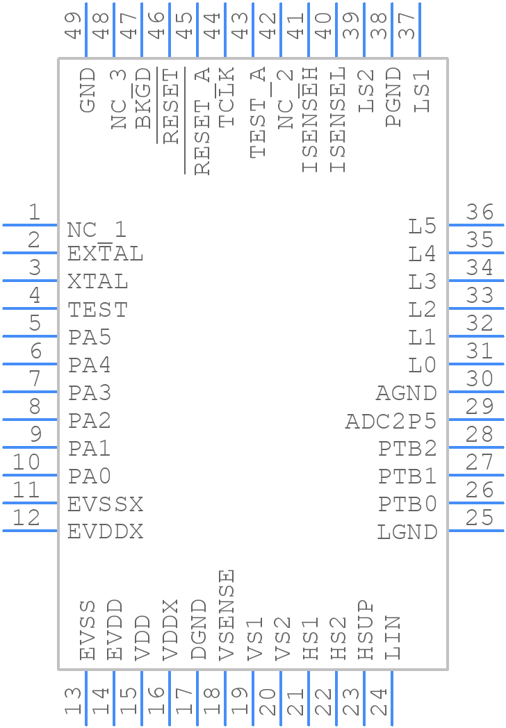 MM912F634DV2AE - NXP - PCB symbol
