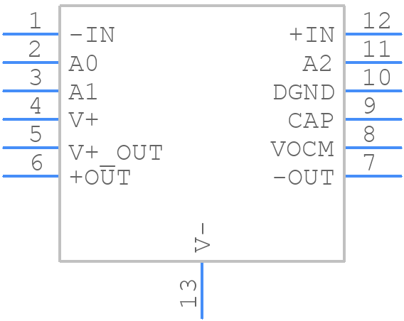 LTC6373HDFM#PBF - Analog Devices - PCB symbol