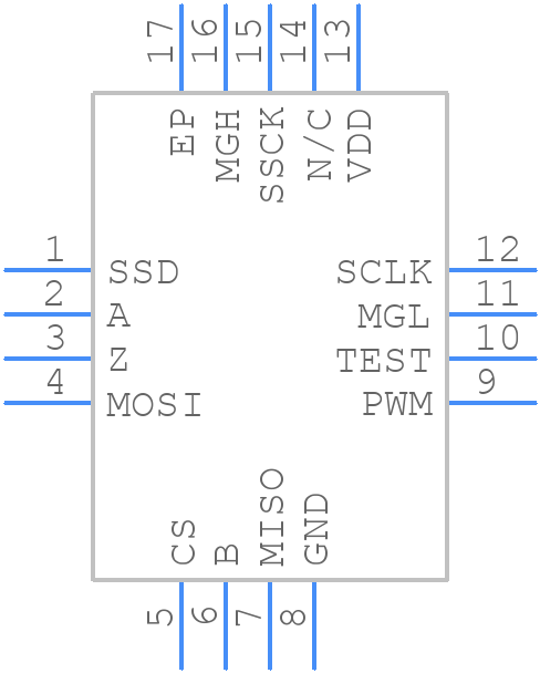 MA732GQ-P - Monolithic Power Systems (MPS) - PCB symbol