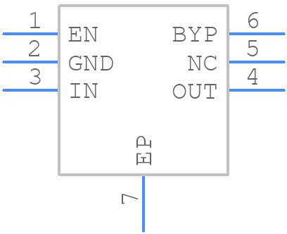 MIC5259-3.3YML-TR - Microchip - PCB symbol