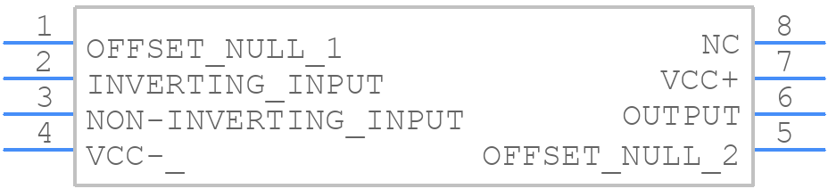 TL071CD - STMicroelectronics - PCB symbol