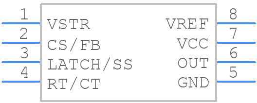 FAN7601BMX - onsemi - PCB symbol