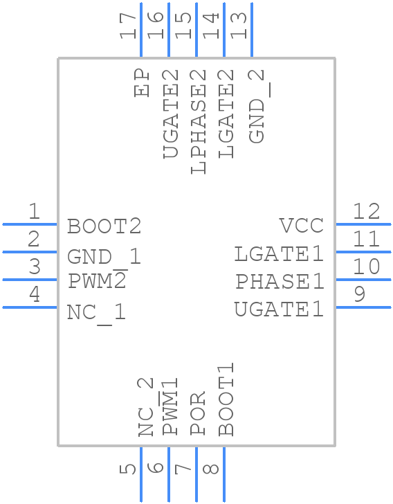 RT9625BZQW - RICHTEK - PCB symbol