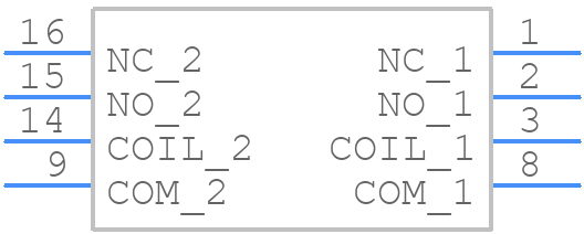 HB2E-DC24V - Panasonic - PCB symbol