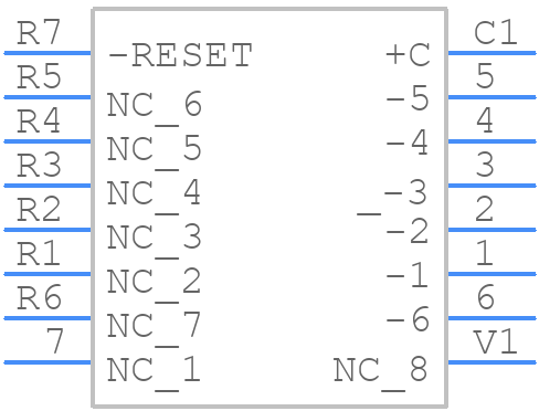 R591722610 - Radiall - PCB symbol