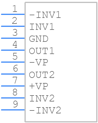 TDA1521A - NXP - PCB symbol