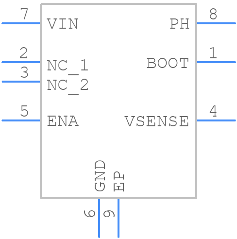 TPS5450DDA - Texas Instruments - PCB symbol