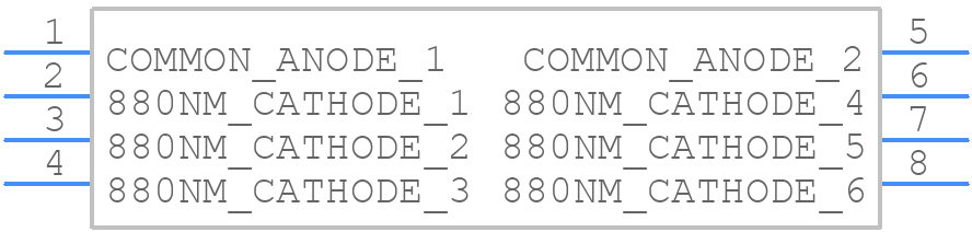 MTMS8800T38 - Marktech Optoelectronics - PCB symbol