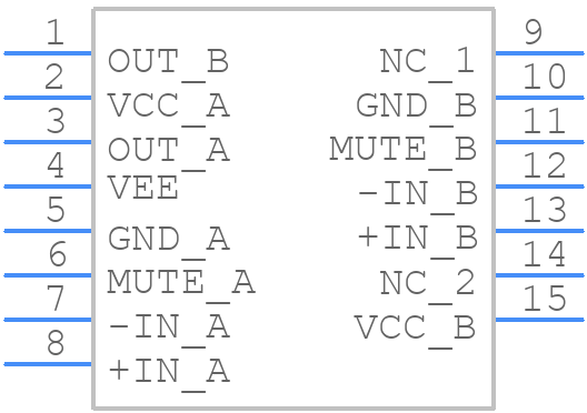 LM4766TF/NOPB - Texas Instruments - PCB symbol