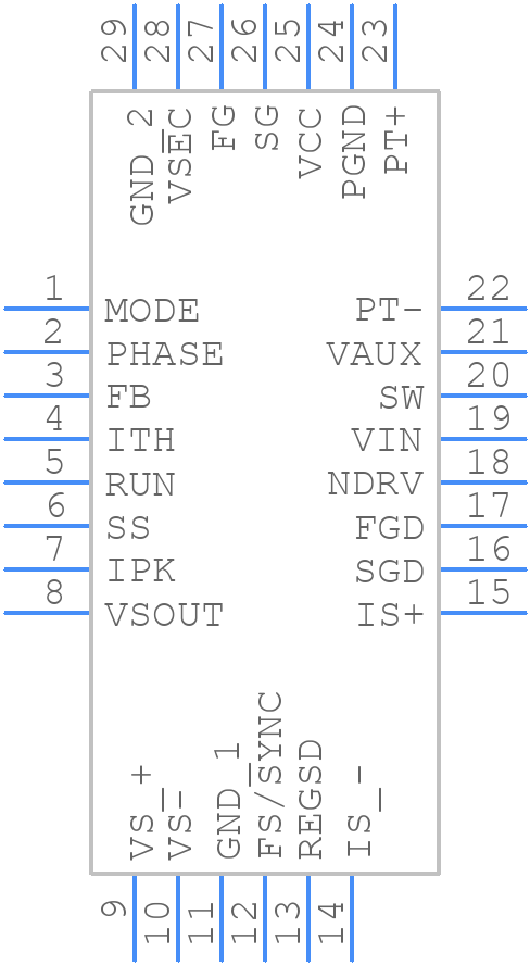 LTC3766HUFD#PBF - Analog Devices - PCB symbol