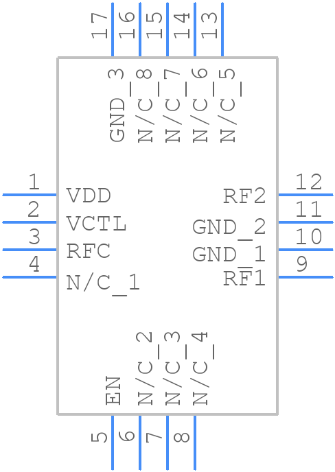 HMC349LP4CETR - Analog Devices - PCB symbol