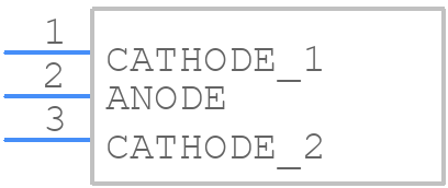SDURF1030CTR - SMC Diode Solutions - PCB symbol