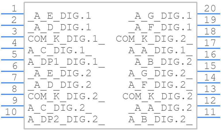 XZFVG10C2 - SunLED - PCB symbol