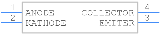 TLP621X - Isocom - PCB symbol