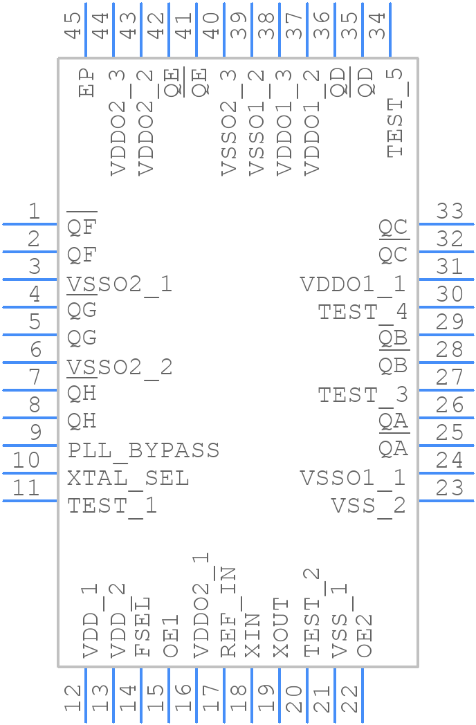 SM802123UMG - Microchip - PCB symbol