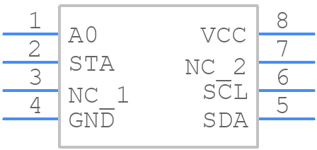 DM2016N - Integrated Circuit Solution Inc. - PCB symbol