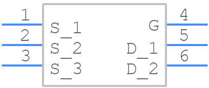 STK130N4LF7AG - STMicroelectronics - PCB symbol