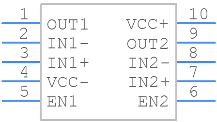 TSV7723IST - STMicroelectronics - PCB symbol