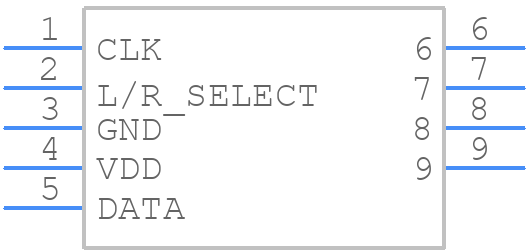 INMP621 - TDK - PCB symbol